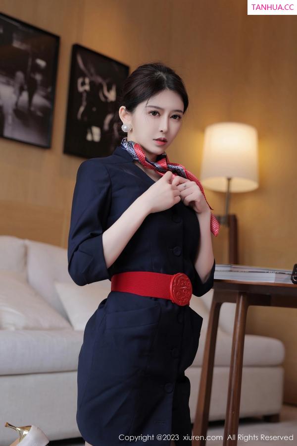 吴玉 玉兔miki [XiuRen]高清写真图 2023.06.25 No.6966 玉兔miki 黑丝美腿第18张图片